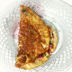Beetroot Omelette A picture of Beetroot Omelette.