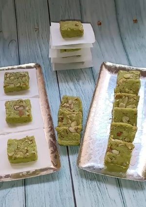 A picture of Avocado Paneer Kalakand.