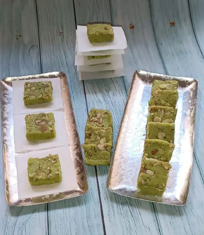 A picture of Avocado Paneer Kalakand.