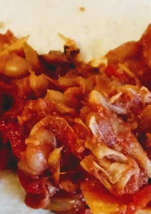 A picture of Jackfruit chilli (vegan).