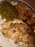 30 minute French onion stuffed & smothered chicken