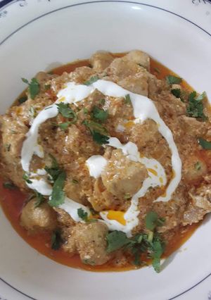 A picture of Chicken malai boti.