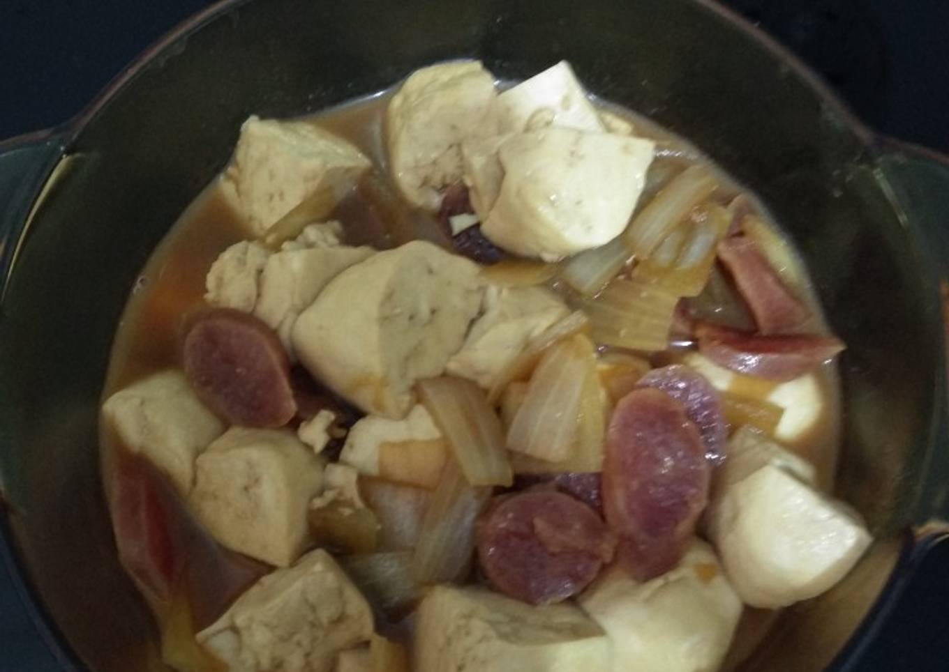 Tahu Dabo tumis lapcong