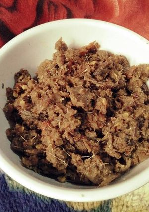 Foto resep Abon ikan / bajabu' / jamme2 / ikan tumbuk