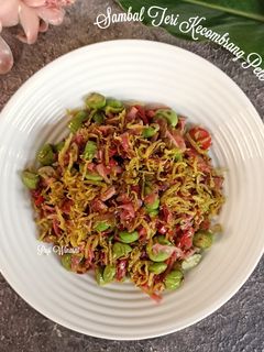 Foto resep Sambal teri kecombrang pete