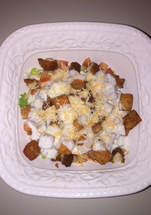 صورة لوصفة سلطه سيزر بالدجاج 😋
