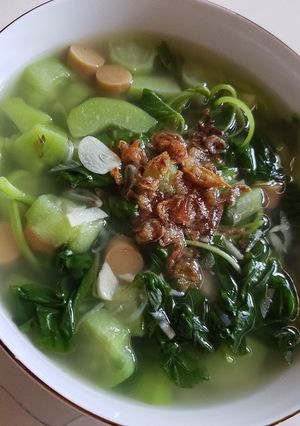 Foto resep Sup bayam