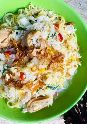Foto resep Nasi Mie godog