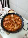 Fideuá rápida con gambas