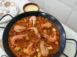 Foto principal de Fideuá rápida con gambas