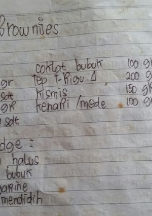 Foto resep Fudge brownies