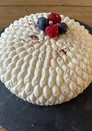 Une photo de Entremet tiramisu