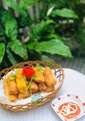 Hình của món Nem hải sản.
