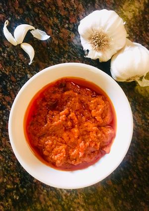 A picture of Lahsun ki Chutney Spicy.