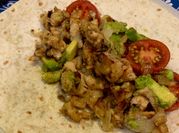 Una foto de carne de soya vegetariano