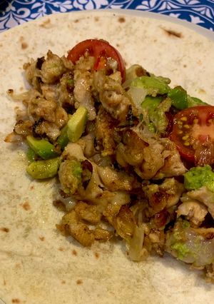 Una foto de Fajitas Vegetarianas