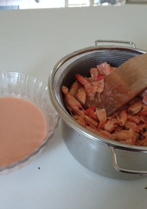 Une photo de Sauce coco crevettes pour riz