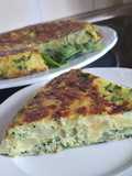 Tortilla de cartofi și spanac!