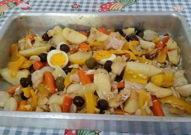 Bacalhoada simples - Tudogosreceitas