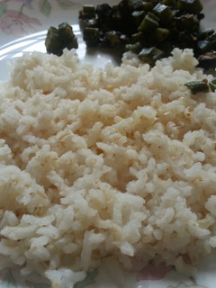 A picture of How to cook handpounded rice?.