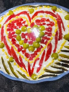 عکسی از دستور سالاد الویه