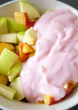 A picture of Morning fruit salad.