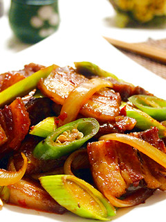 《好菜網》蒜苗回鍋肉 的食譜成品照片