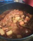 Rib, Chicken, and Vegetable Soup