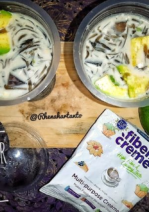 Foto resep Es Teler Simple Fibercreme