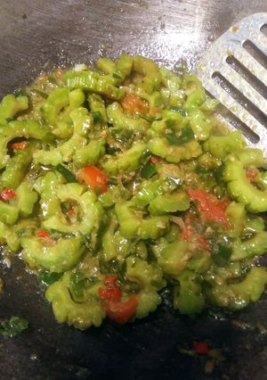 Foto resep Tumis pare cabe hijau