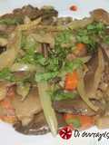 Pleurotus mushrooms in Muscat of Limnos