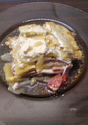 Rakott krumpli kicsit másként recept fotója