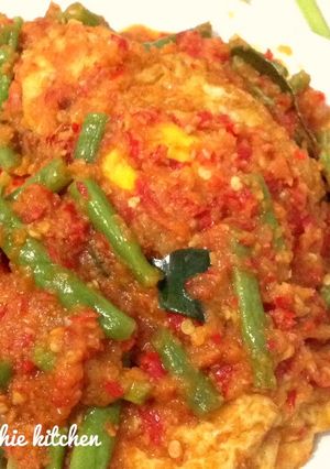 Foto resep Telur buncis sambal tomat #2