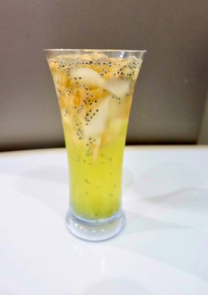 Foto resep Es melon selasih