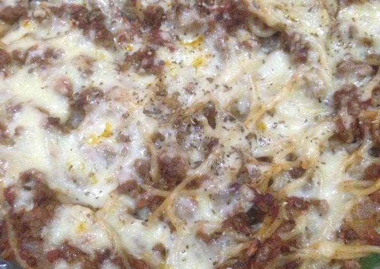 Easiest Way to Make Quick Meaty Baked Spaghetti