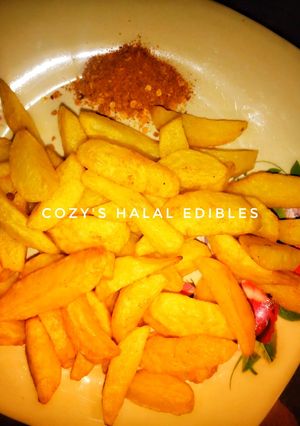 A picture of Fried Irish potatoes.