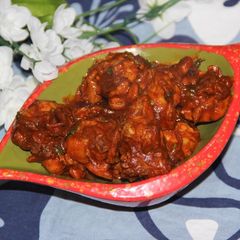 A picture of Dhabewali Murgh Dhaba Style Chicken Curry.