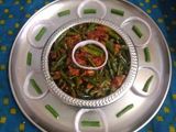 *க்ரீன் லாங் பீன்ஸ் மொழகு புரட்டி*(சுக்கா)(beans chukka recipe in tamil)