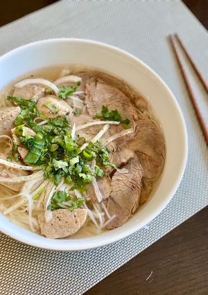 Hình của món Phở bò (siêu nhanh 30 phút với pressure cooker).