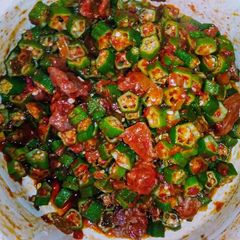 A picture of Fried okra.