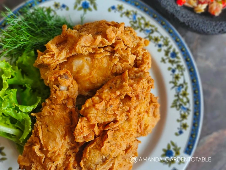 Langkah Mudah untuk Membikin Resep Ayam Goreng Kripsi (ala KF*) Sambal Matah yang Bikin Ngiler Anti Ribet, Bisa Manjain Lidah