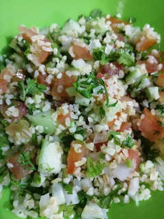 Una foto de Tabulé ensalada árabe