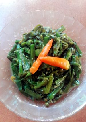 Foto resep Tumis Bunga Genjer Bumbu Kencur