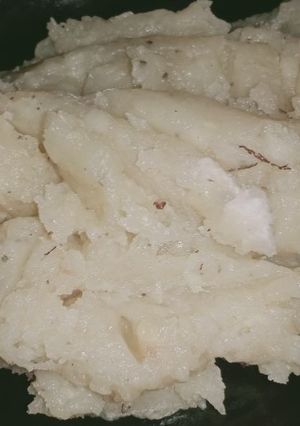 A picture of Potato halwa.