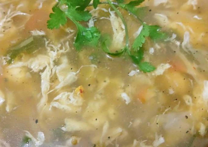 Healthy Vegetables Chicken Soup