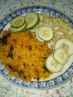 A picture of Moringa jollop rice.