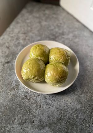 Foto resep Roti Kasur Kental Manis Matcha