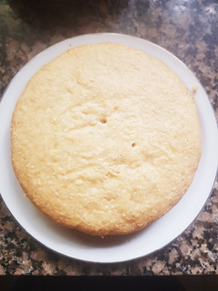 Una foto de Bizcochuelo casero sabor banana/coco y vainilla