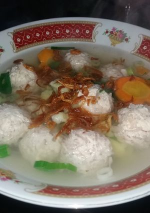 Foto resep Sup bakso rambutan superrrr simpel