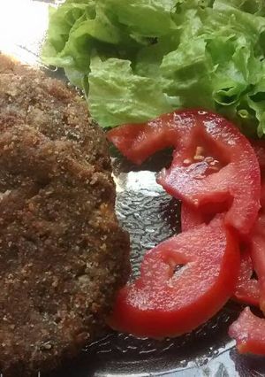 Una foto de Hamburguesa de lentejas